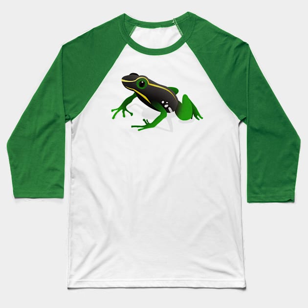 Spot-legged poison frog Baseball T-Shirt by jurjenbertens